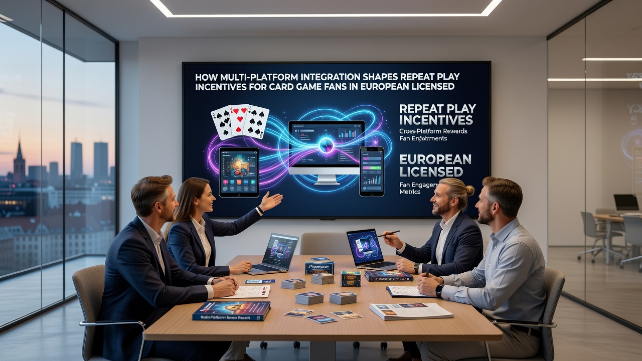 Datenintegration über verschiedene Geräte für wiederholtes Spielen bei Kartenspielen