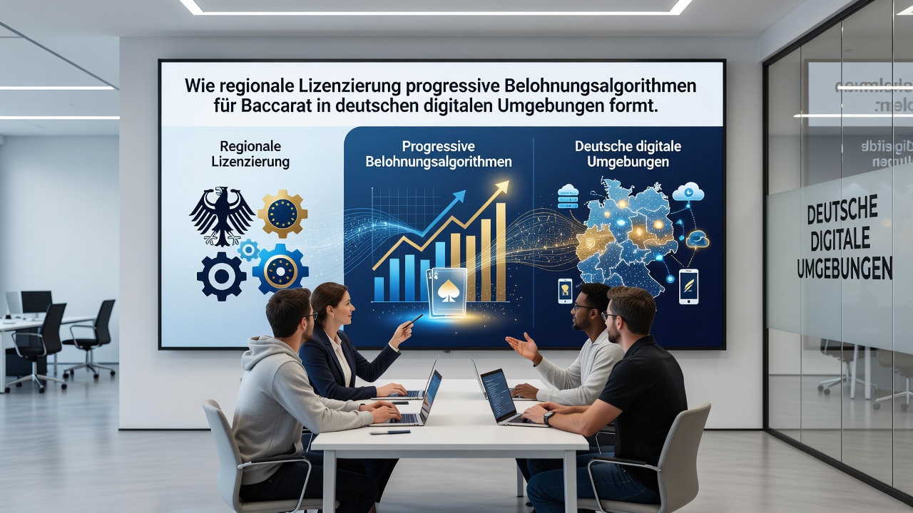 Visualisierung adaptiver Belohnungsalgorithmen für Baccarat unter Einfluss deutscher Lizenzregeln