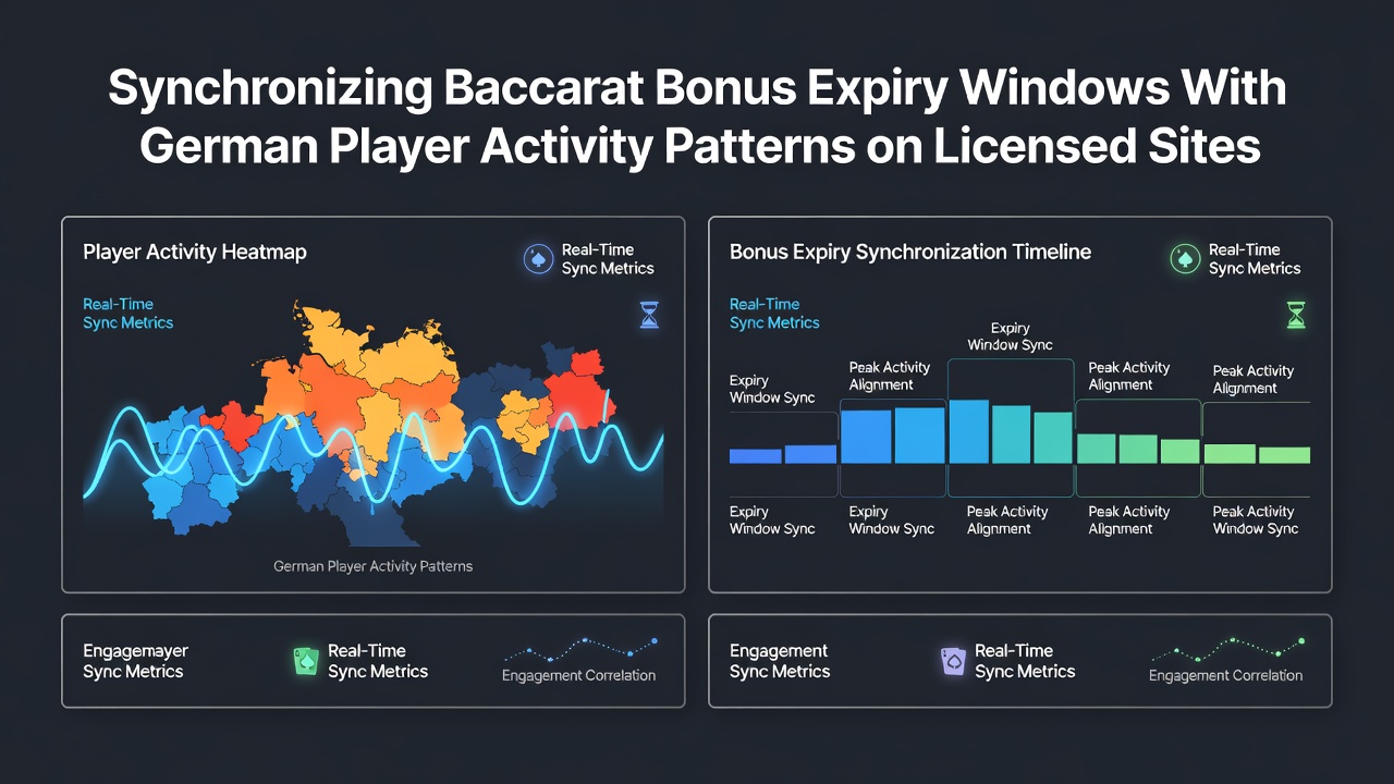 Grafik zu Spieleraktivitätsmustern und Bonus-Verfallszeiten auf deutschen lizenzierten Baccarat-Plattformen